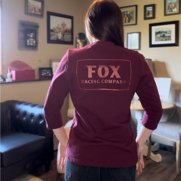 Fox racing quarter sleeve sweatshirt. - Picture 2 of 2